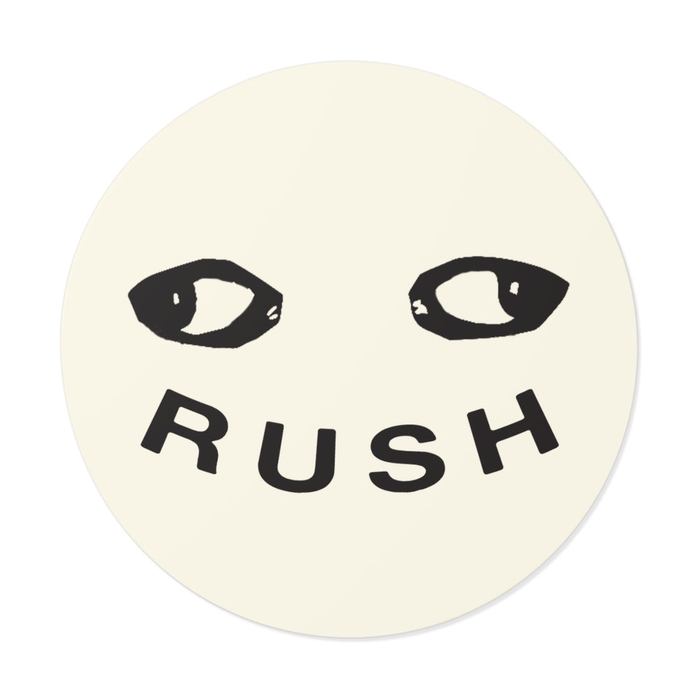 "RUSH" 3x3 Vinyl Sticker